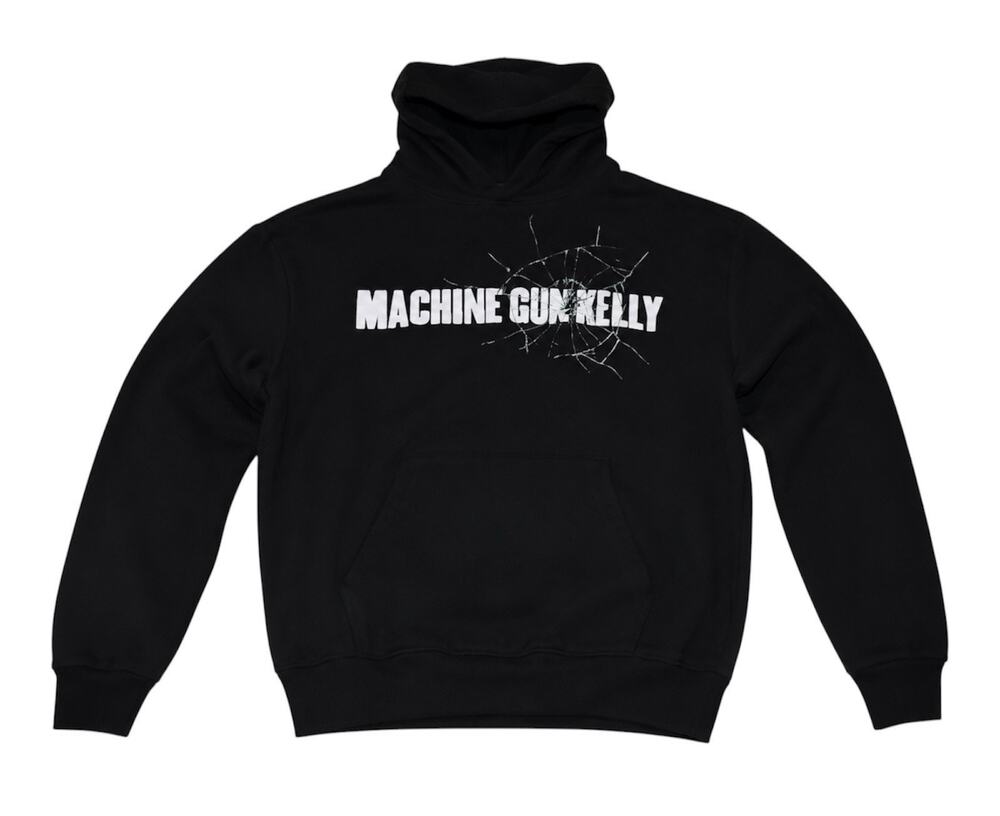 Machine Gun Kelly MGK XL Black Graphic Hoodie Pullover Streetwear Sweatshirt
